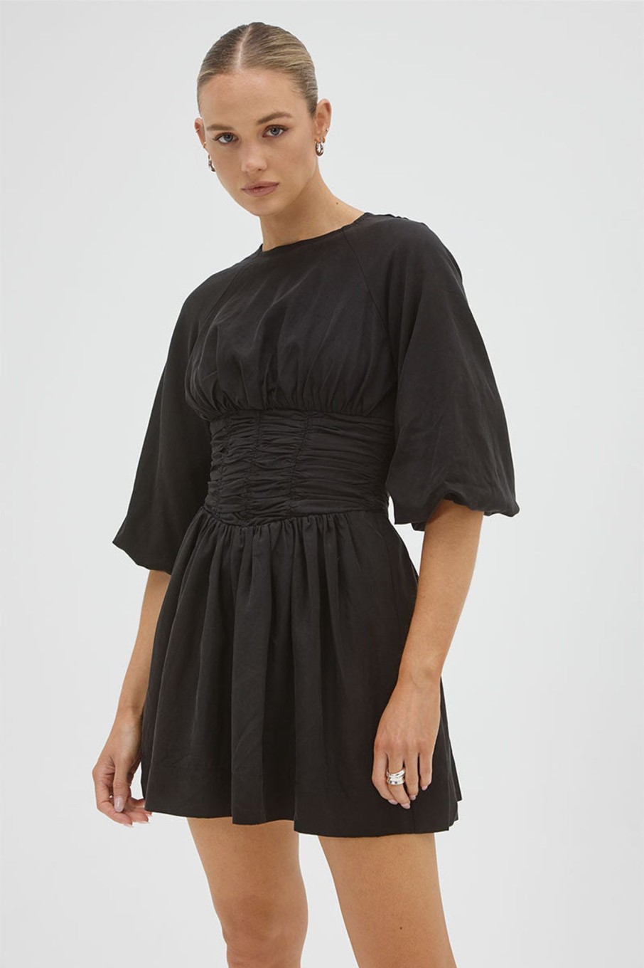 Dresses SOVERE | Essence Mini Dress - Black