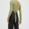 Knitwear SOVERE | Zeta Reversible Skivvy - Olive