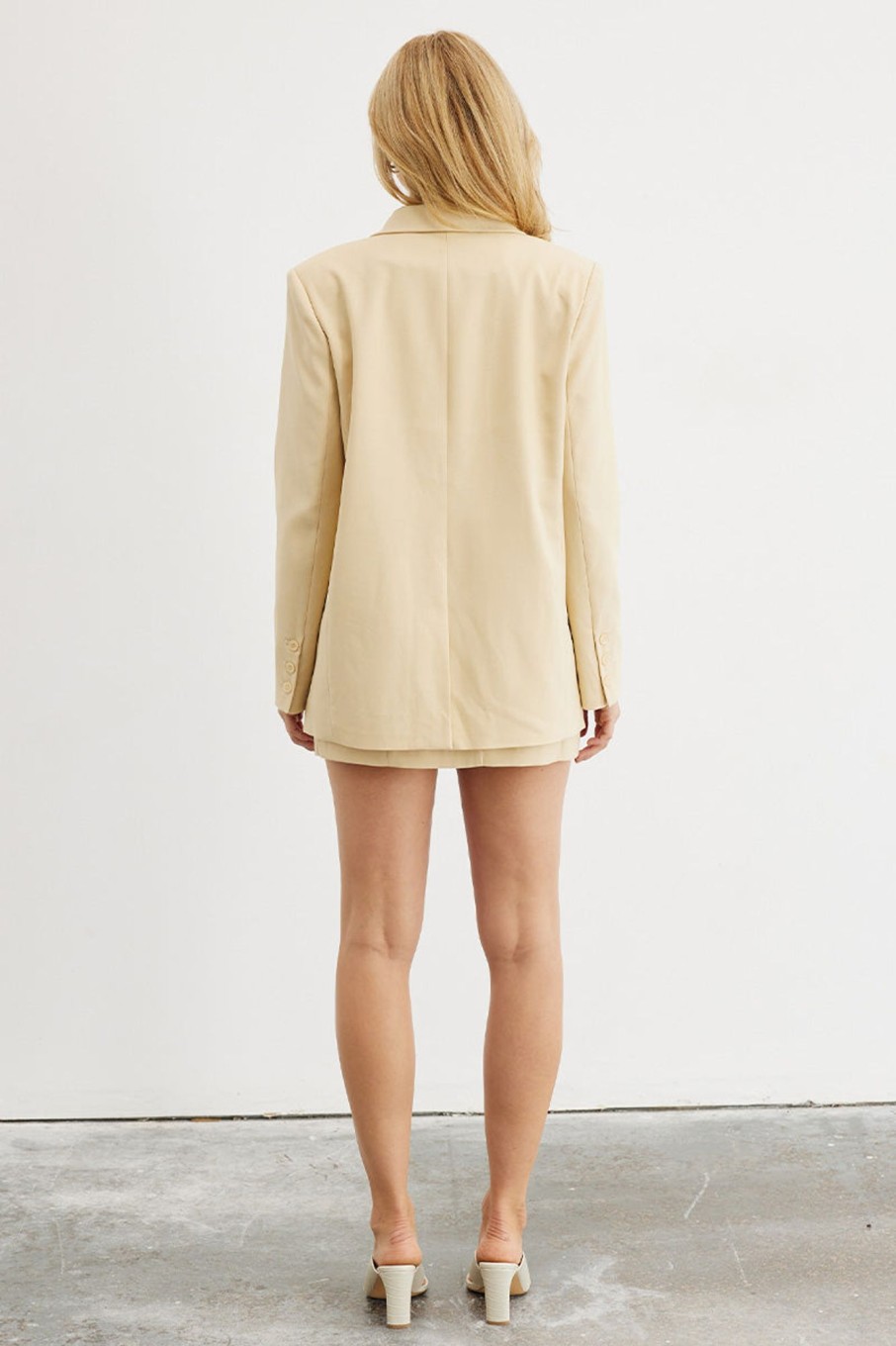 Women'S Clothing SOVERE | Overtime Blazer - Lemon Custard