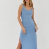 Dresses SOVERE | Caught Knit Dress - Azure