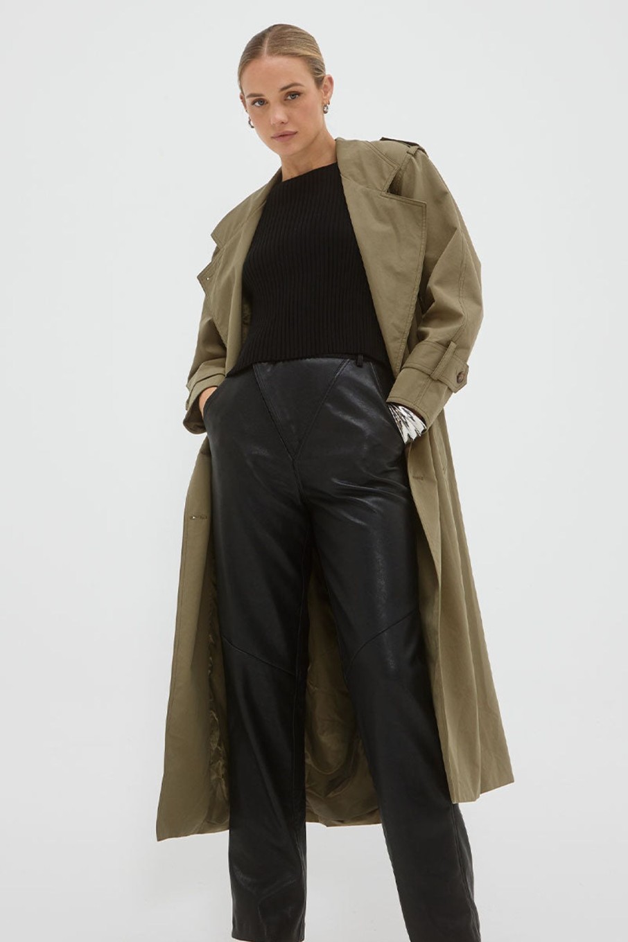 Women'S Clothing SOVERE | Agency Trenchcoat - Olive