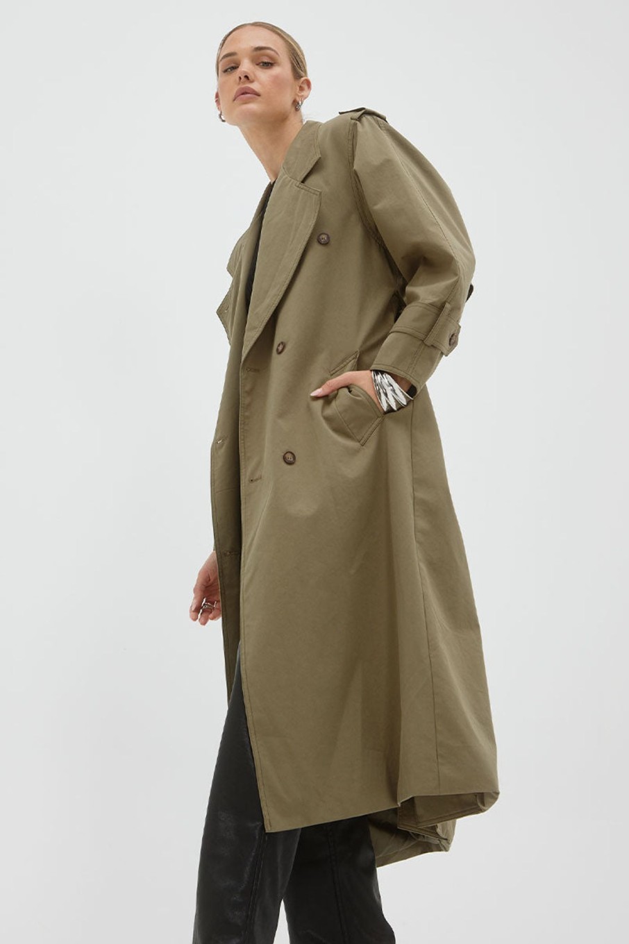 Women'S Clothing SOVERE | Agency Trenchcoat - Olive