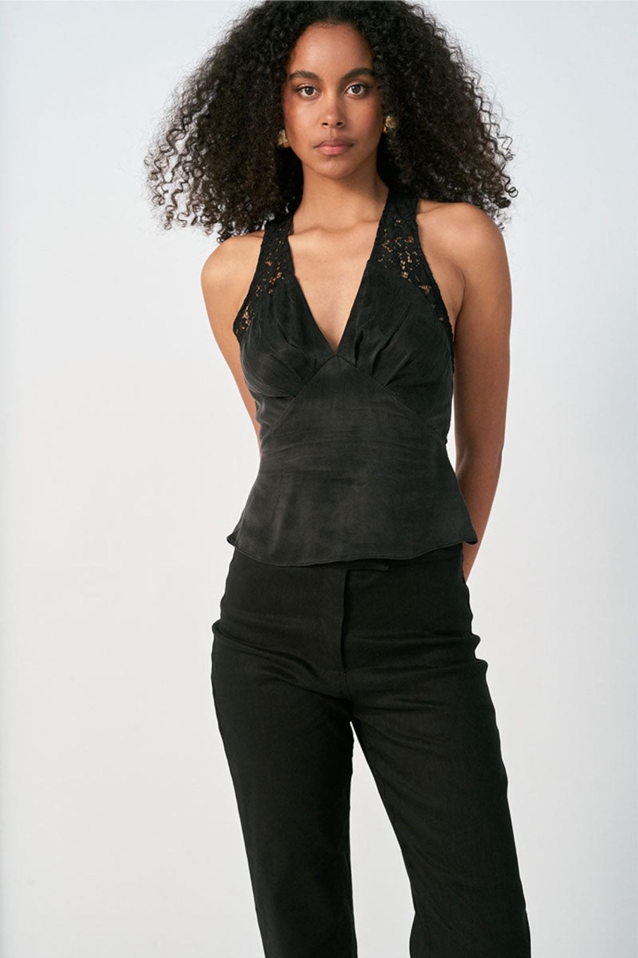 Women'S Clothing SOVERE | Submit Lace Cami - Black