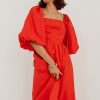 Dresses SOVERE | Relish Midi Dress - Solar Red