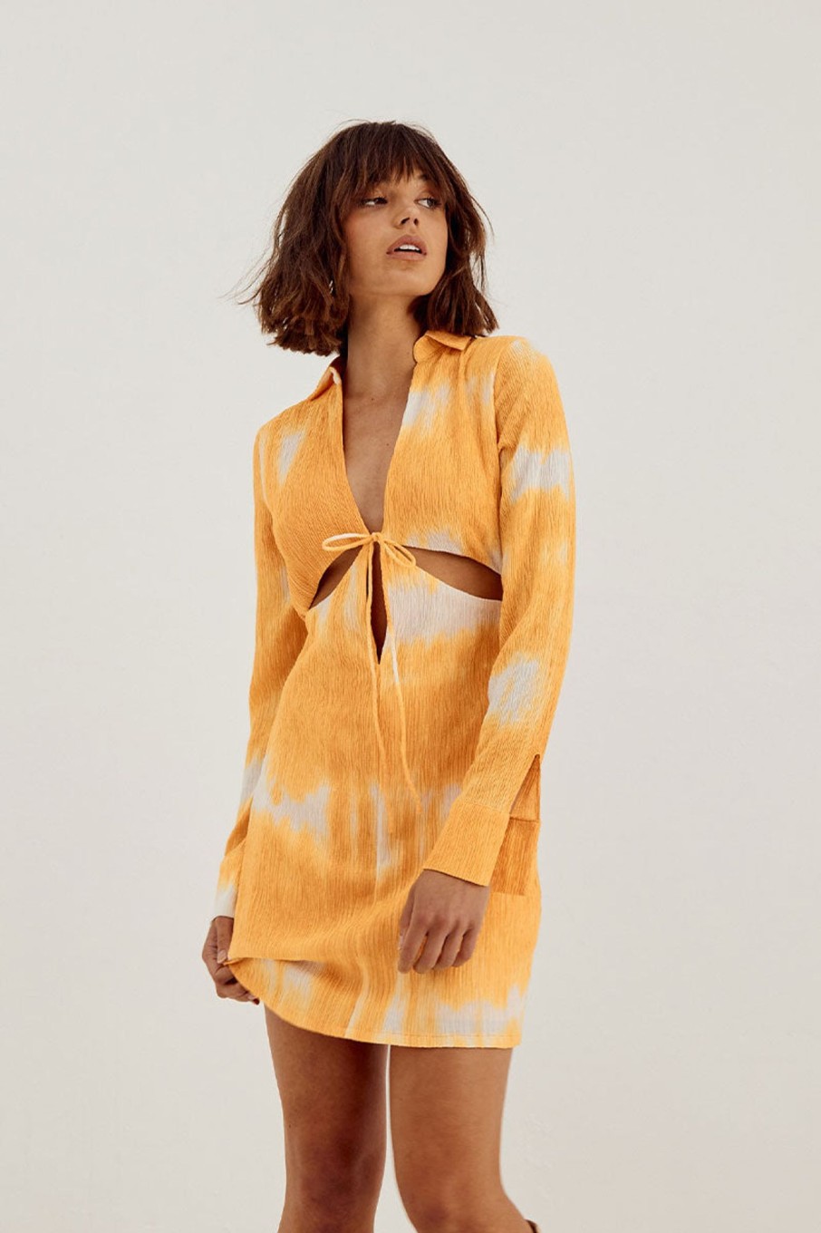 Dresses SOVERE | Nova Mini Dress - Honeycomb