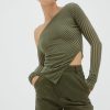 Knitwear SOVERE | Tilt Knit Top - Olive