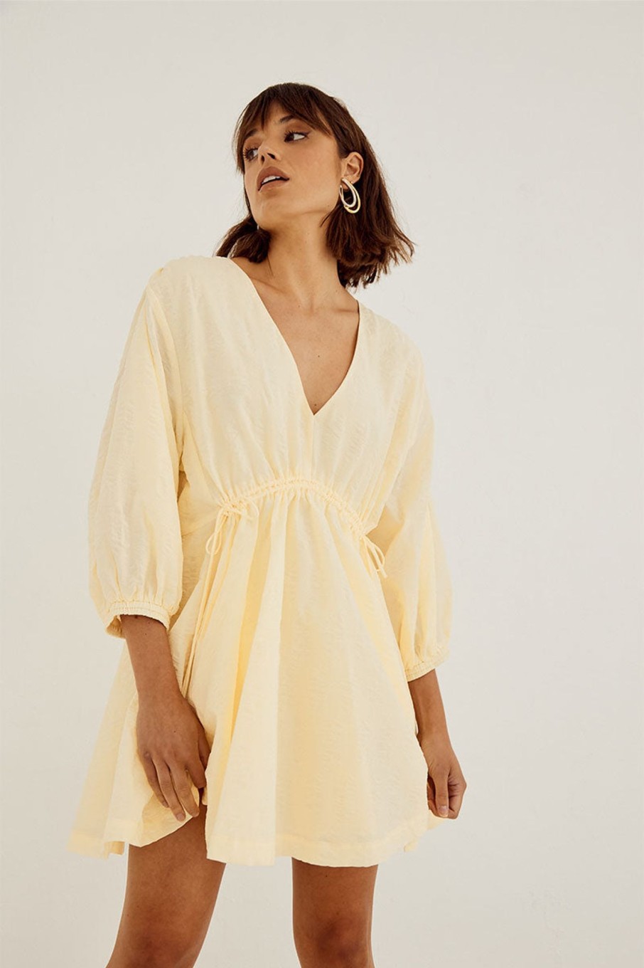 Dresses SOVERE | Effect Dress - Lemon Butter