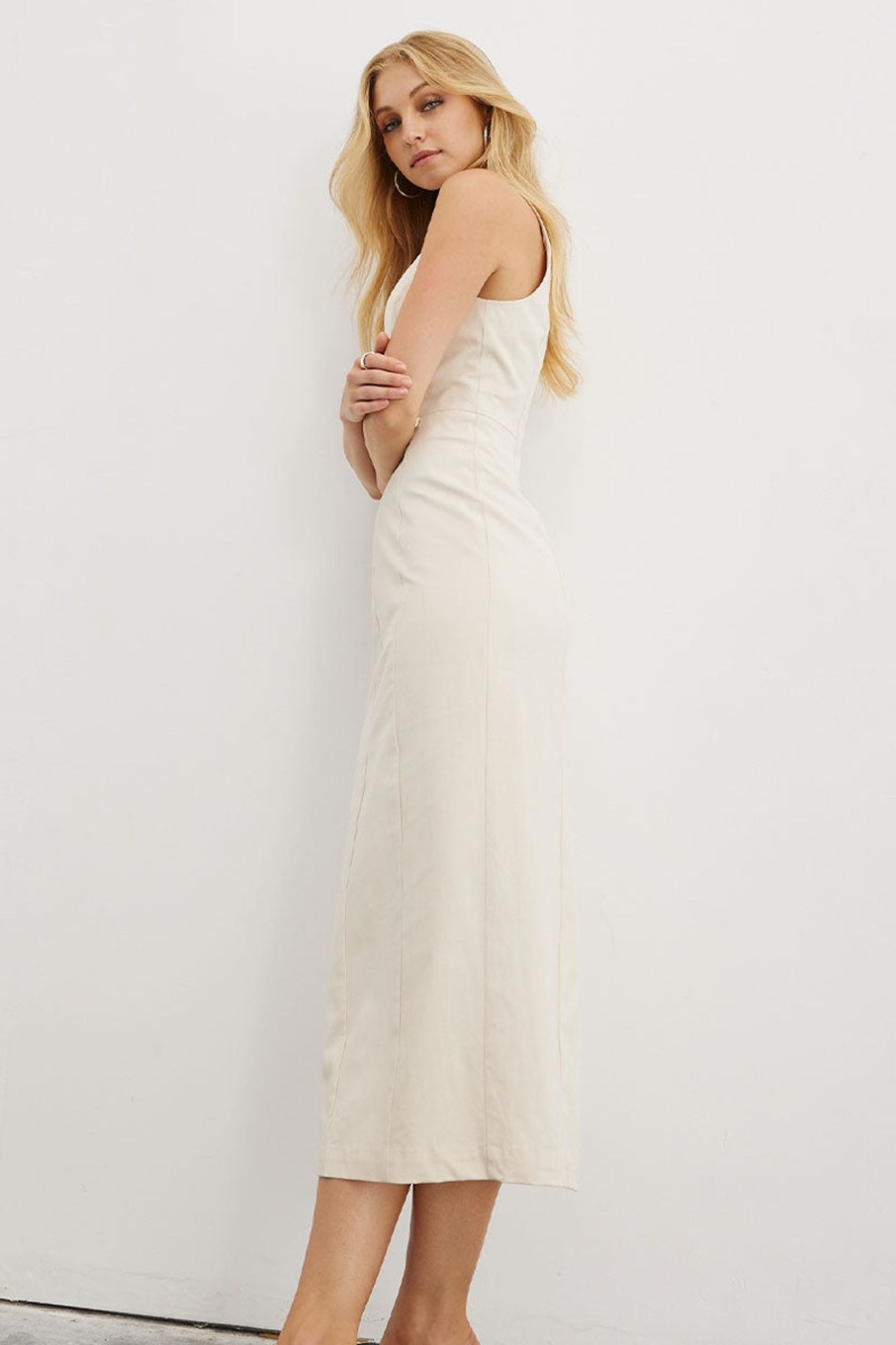 Dresses SOVERE | Tamsyn Midi Dress - Vanilla