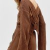 Women'S Clothing SOVERE | Interlock Crop Knit - Coffee Bean