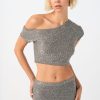 Women'S Clothing SOVERE | Gleam Top - Platinum