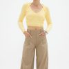 Women'S Clothing SOVERE | Intwine Knit Top - Golden