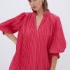 Dresses SOVERE | Oz Pleated Smock Dress - Cerise