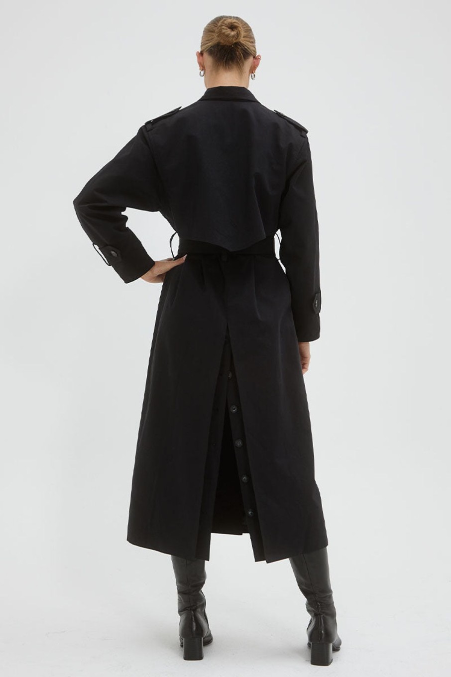 Women'S Clothing SOVERE | Agency Trench Coat - Black