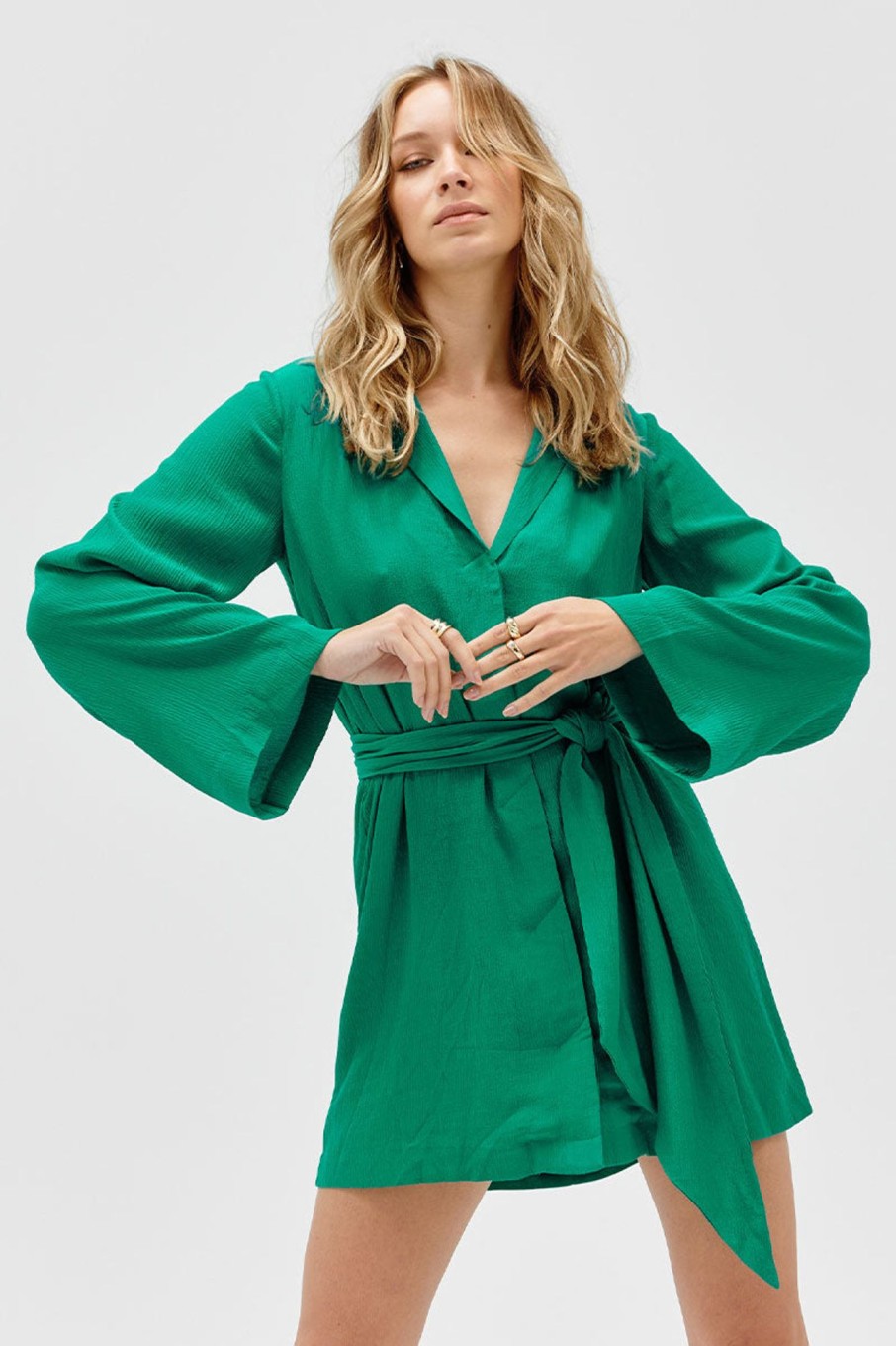 Dresses SOVERE | Emotive Mini Dress - Emerald