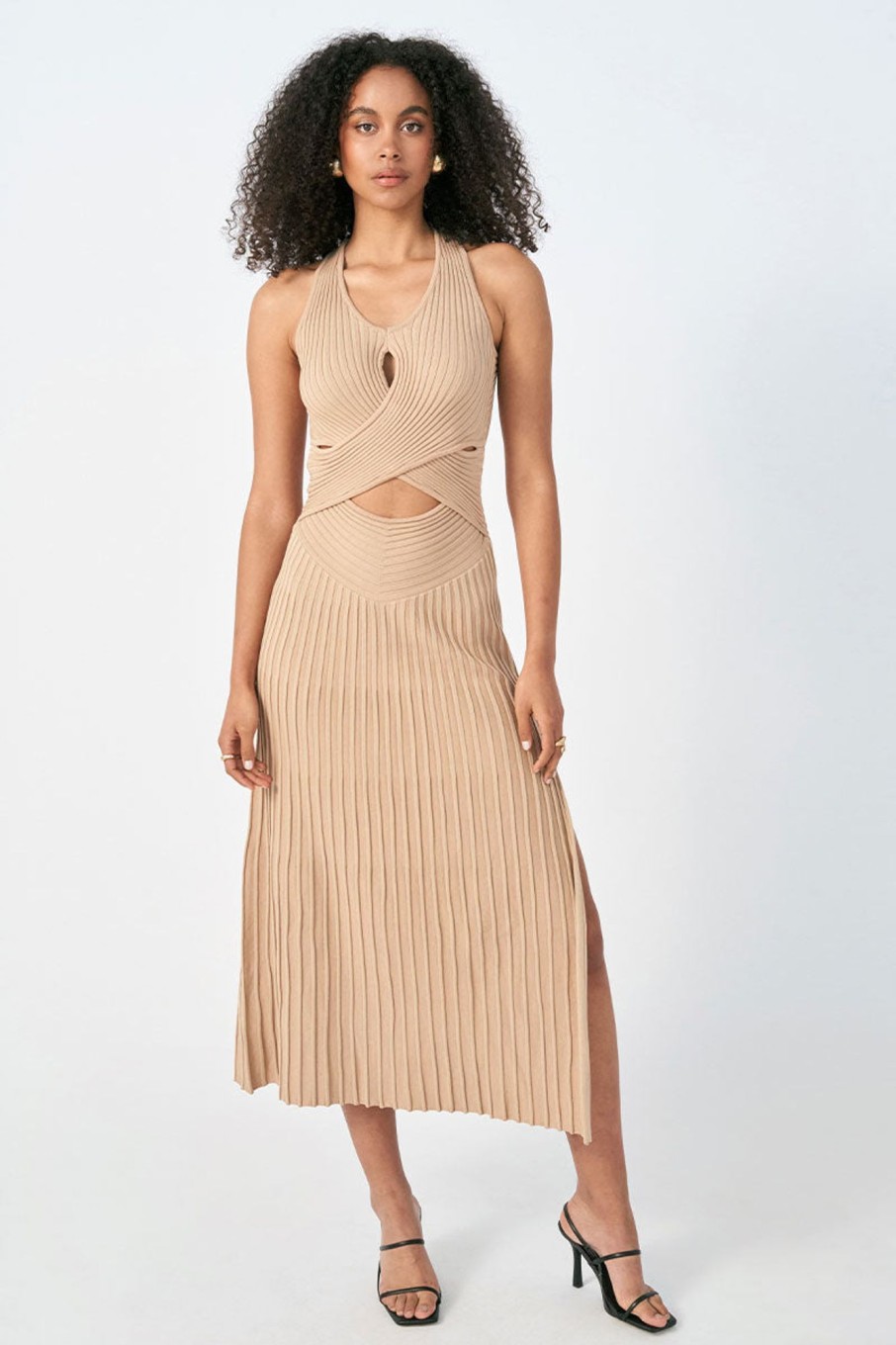 Dresses SOVERE | Cleo Maxi Dress - Mink