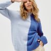 Knitwear SOVERE | Bravo Splice Sweater - Azure Sky