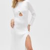 Knitwear SOVERE | Recline Knit Dress - Chalk