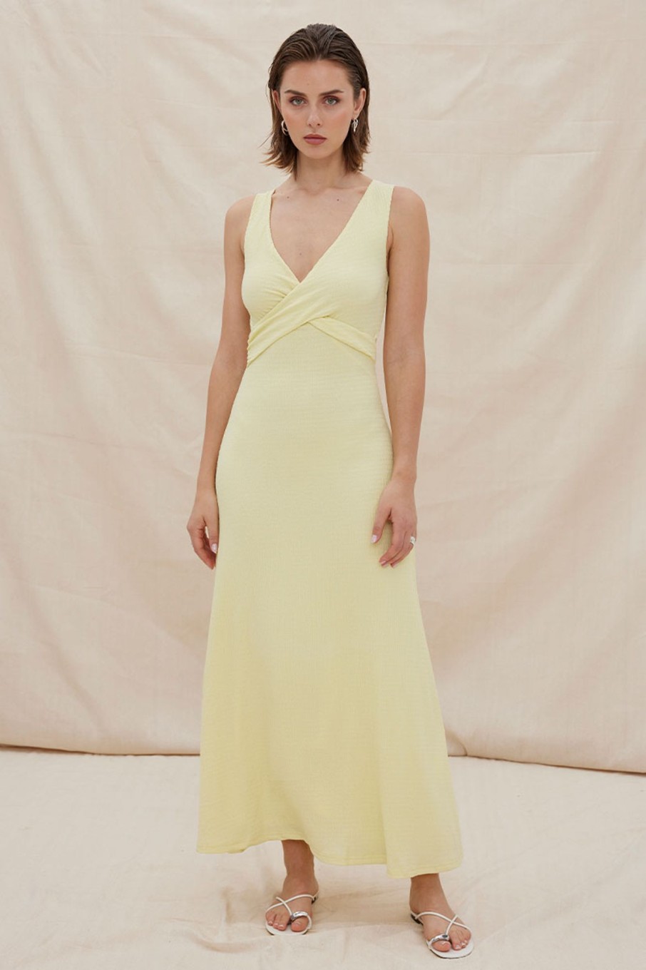 Dresses SOVERE | Unexpected Midi Dress - Lemon Sorbet