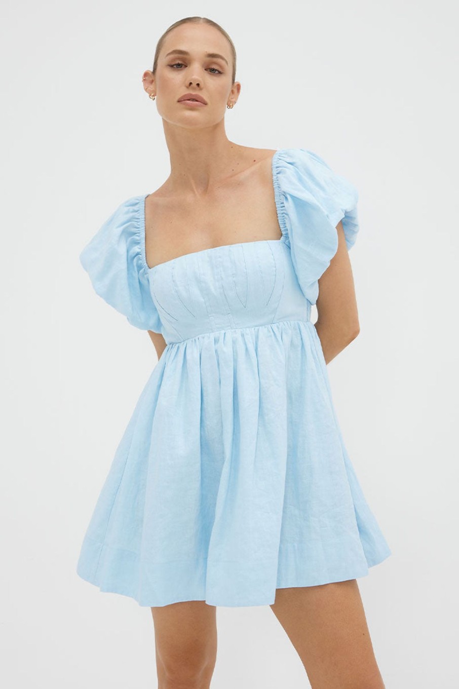 Dresses SOVERE | Relish Mini Dress - Soft Blue