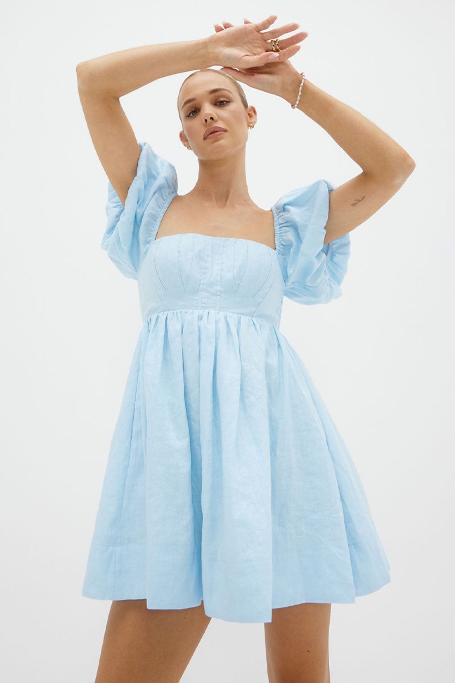 Dresses SOVERE | Relish Mini Dress - Soft Blue