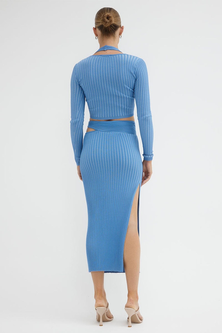 Knitwear SOVERE | Intwine Knit Top - Blue