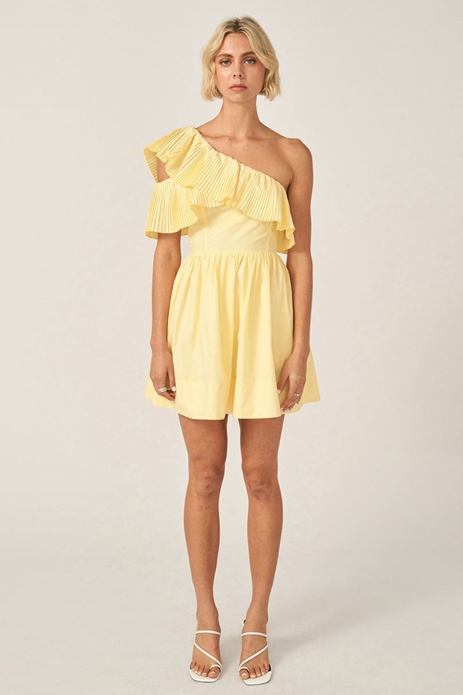 Dresses SOVERE | Bliss Mini Dress - Lemon Sorbet