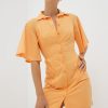 Dresses SOVERE | Outline Shirt Dress - Papaya