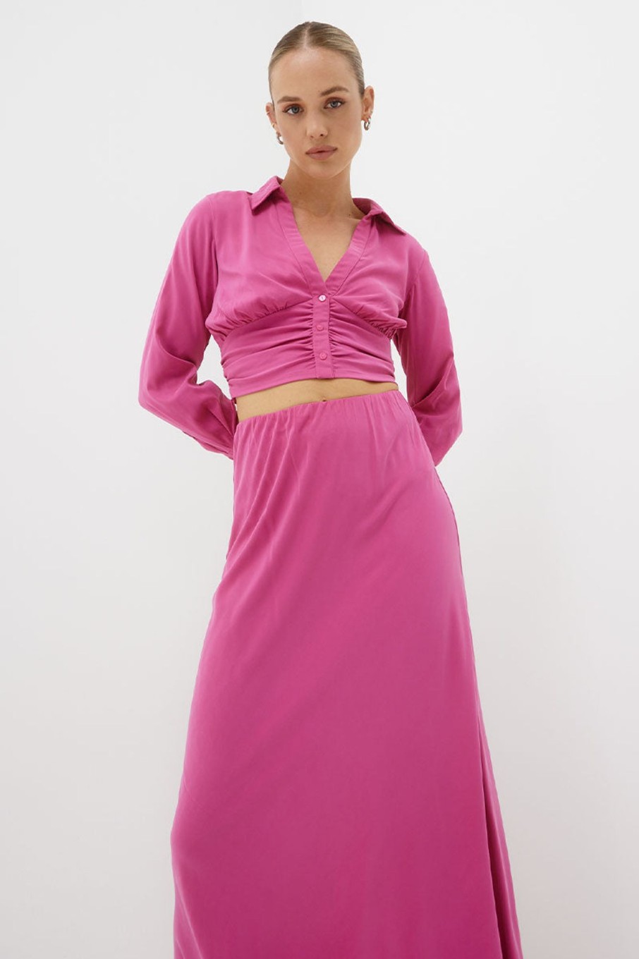 Women'S Clothing SOVERE | Atone Maxi Skirt - Magenta