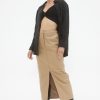 Skirts SOVERE | Ascend Pu Maxi Skirt - Praline