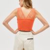 Knitwear SOVERE | Shire Knit Cami - Tangello