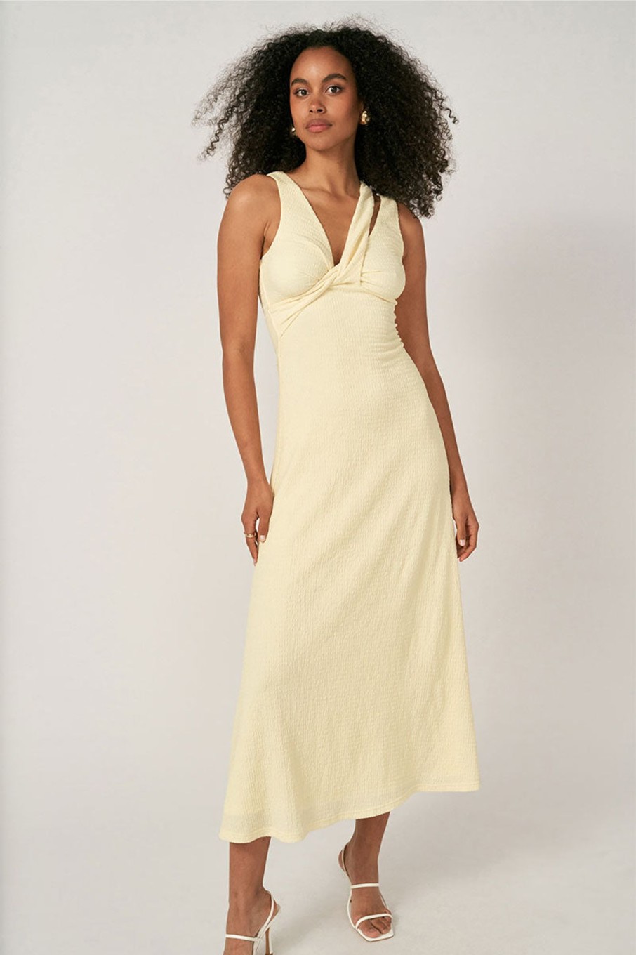 Dresses SOVERE | Expect Midi Dress - Lemon Sorbet