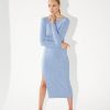 Dresses SOVERE | Blink Reversible Midi Dress - Blue Marle