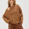 Women'S Clothing SOVERE | Caught Combo Knit - Mocha