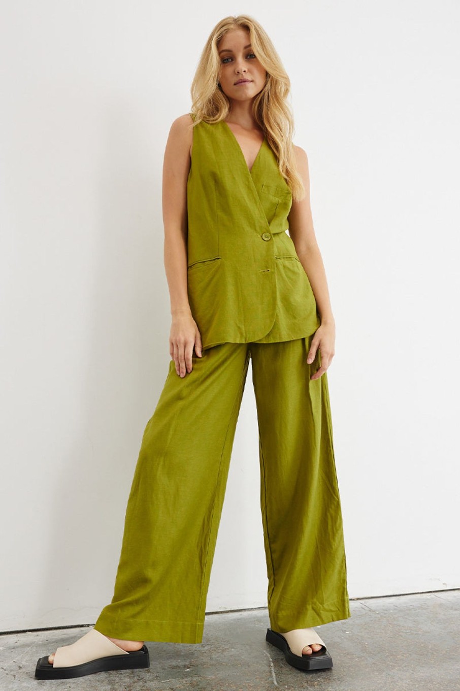 Women'S Clothing SOVERE | Signal Pant - Olive Green