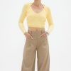 Knitwear SOVERE | Intwine Knit Top - Golden