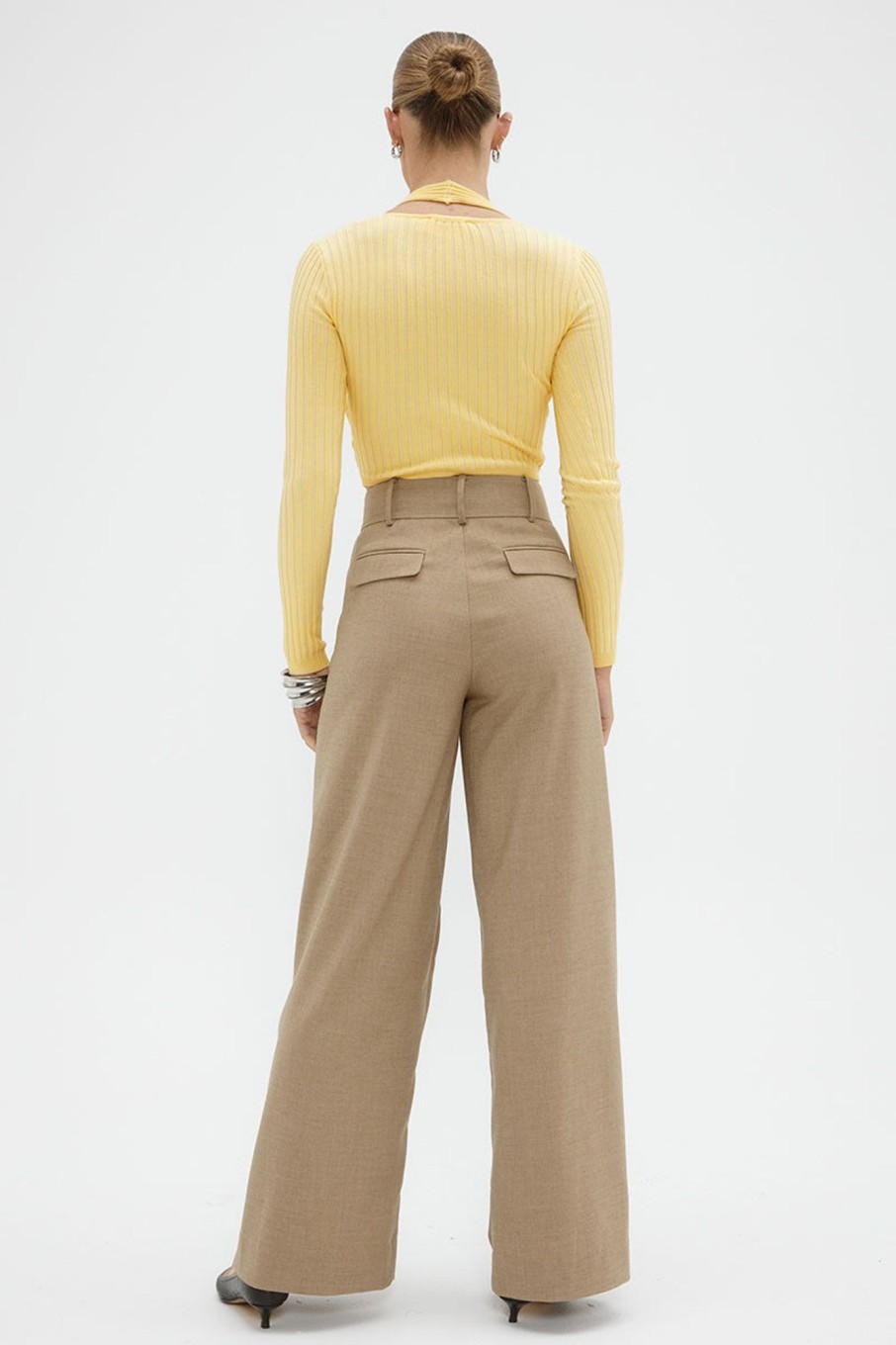 Knitwear SOVERE | Intwine Knit Top - Golden